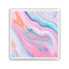 Colorful Marble Abstract Background Texture  Memory Card Reader (square)