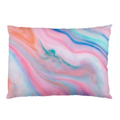 Colorful Marble Abstract Background Texture  Pillow Case (two Sides) by Dushan