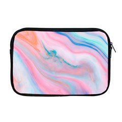 Colorful Marble Abstract Background Texture  Apple Macbook Pro 17  Zipper Case by Dushan