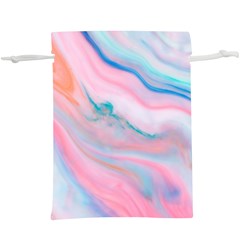 Colorful Marble Abstract Background Texture   Lightweight Drawstring Pouch (xl) by Dushan