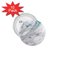 Gray Faux Marble Blue Accent 1 75  Buttons (10 Pack) by Dushan