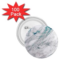 Gray Faux Marble Blue Accent 1 75  Buttons (100 Pack)  by Dushan