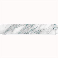 Gray Faux Marble Blue Accent Small Bar Mats by Dushan