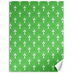 Green and white art-deco pattern Canvas 18  x 24  17.8 x23.08  Canvas - 1