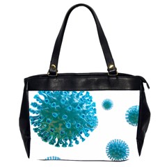 Corona Virus Oversize Office Handbag (2 Sides) by catchydesignhill