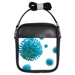 Corona Virus Girls Sling Bag by catchydesignhill