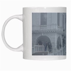 Fog Winter Scene Venice, Italy White Mugs by dflcprintsclothing