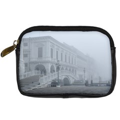 Fog Winter Scene Venice, Italy Digital Camera Leather Case by dflcprintsclothing