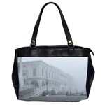 Fog Winter Scene Venice, Italy Oversize Office Handbag (2 Sides) Front