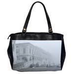 Fog Winter Scene Venice, Italy Oversize Office Handbag (2 Sides) Back