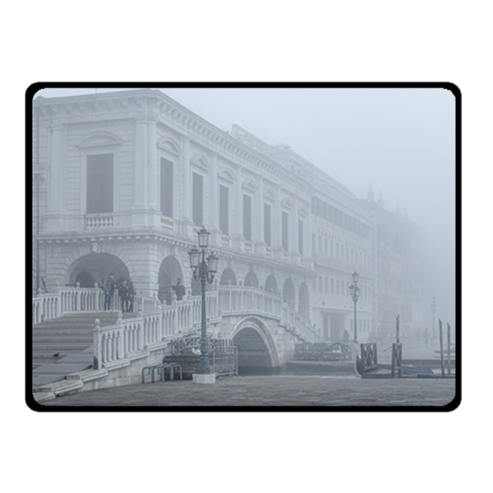 Fog Winter Scene Venice, Italy Fleece Blanket (Small)