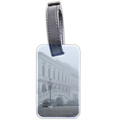 Fog Winter Scene Venice, Italy Luggage Tag (two Sides) by dflcprintsclothing