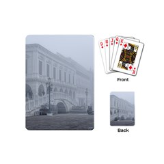 Fog Winter Scene Venice, Italy Playing Cards Single Design (mini) by dflcprintsclothing