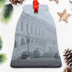 Fog Winter Scene Venice, Italy Bell Ornament (two Sides) by dflcprintsclothing