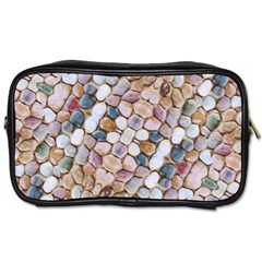 Rounded Stones Print Motif Toiletries Bag (one Side)