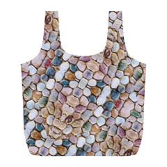 Rounded Stones Print Motif Full Print Recycle Bag (l) by dflcprintsclothing