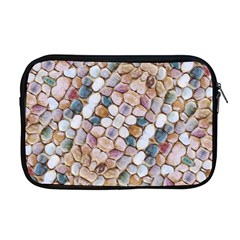 Rounded Stones Print Motif Apple Macbook Pro 17  Zipper Case