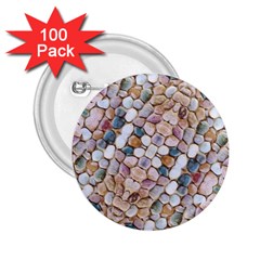 Rounded Stones Print Motif 2 25  Buttons (100 Pack)  by dflcprintsclothing