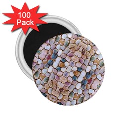 Rounded Stones Print Motif 2 25  Magnets (100 Pack) 