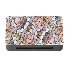 Rounded Stones Print Motif Memory Card Reader With Cf