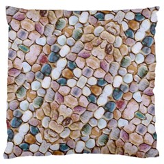 Rounded Stones Print Motif Large Cushion Case (one Side)