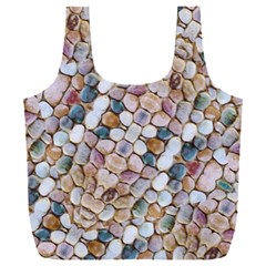 Rounded Stones Print Motif Full Print Recycle Bag (xxl) by dflcprintsclothing