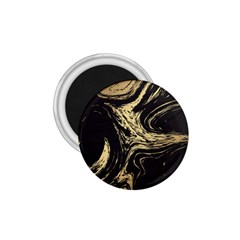 Black And Gold Marble 1 75  Magnets by Dushan