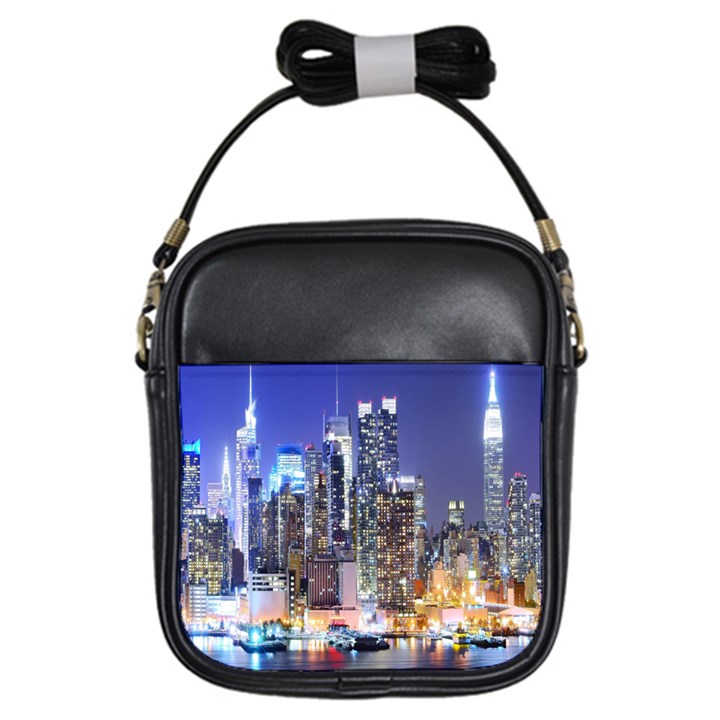 New-York CityScape  Girls Sling Bag