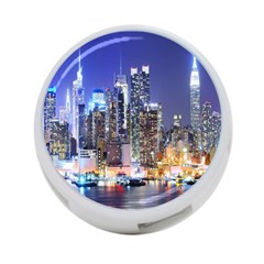 New-york Cityscape  4-port Usb Hub (one Side) by Dushan