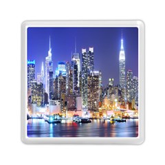 New-york Cityscape  Memory Card Reader (square) by Dushan