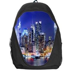 New-york Cityscape  Backpack Bag by Dushan