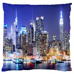 New-york Cityscape  Standard Flano Cushion Case (two Sides) by Dushan