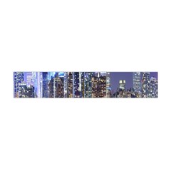 New-york Cityscape  Flano Scarf (mini) by Dushan