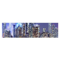 New-york Cityscape  Satin Scarf (oblong) by Dushan