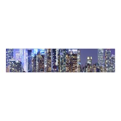 New-york Cityscape  Velvet Scrunchie by Dushan