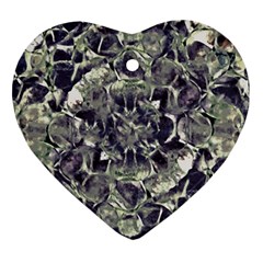 Modern Abstract Print Ornament (heart) by dflcprintsclothing