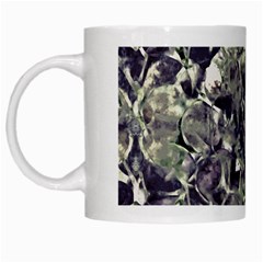 Modern Abstract Print White Mugs by dflcprintsclothing