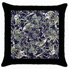 Modern Abstract Print Throw Pillow Case (black) by dflcprintsclothing