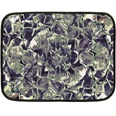 Modern Abstract Print Double Sided Fleece Blanket (mini) 