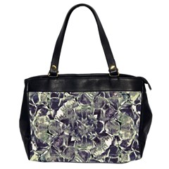 Modern Abstract Print Oversize Office Handbag (2 Sides)