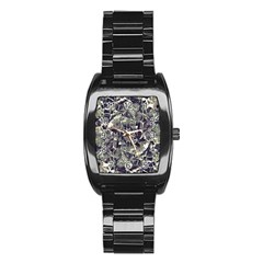 Modern Abstract Print Stainless Steel Barrel Watch by dflcprintsclothing