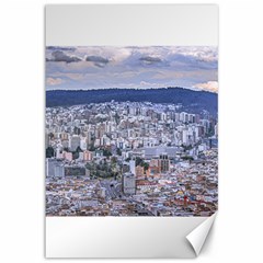 Cityscape Aerial View Quito, Ecuador Canvas 12  X 18  by dflcprintsclothing