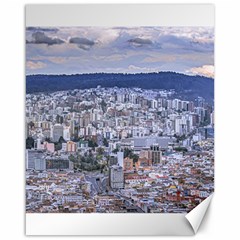 Cityscape Aerial View Quito, Ecuador Canvas 16  X 20 