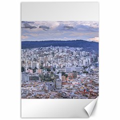 Cityscape Aerial View Quito, Ecuador Canvas 24  X 36  by dflcprintsclothing