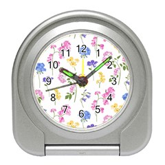 Botanical Flowers Travel Alarm Clock