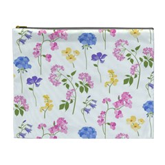 Botanical Flowers Cosmetic Bag (xl)