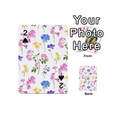 Botanical Flowers Playing Cards 54 Designs (mini)