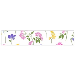 Botanical Flowers Small Flano Scarf