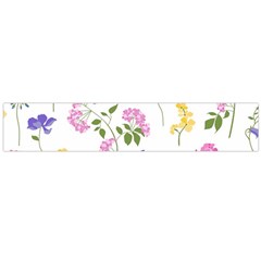 Botanical Flowers Large Flano Scarf 