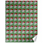 Comic Head Skull - Hat Red - Cartoon Skull Canvas 12  x 16  11.86 x15.41  Canvas - 1